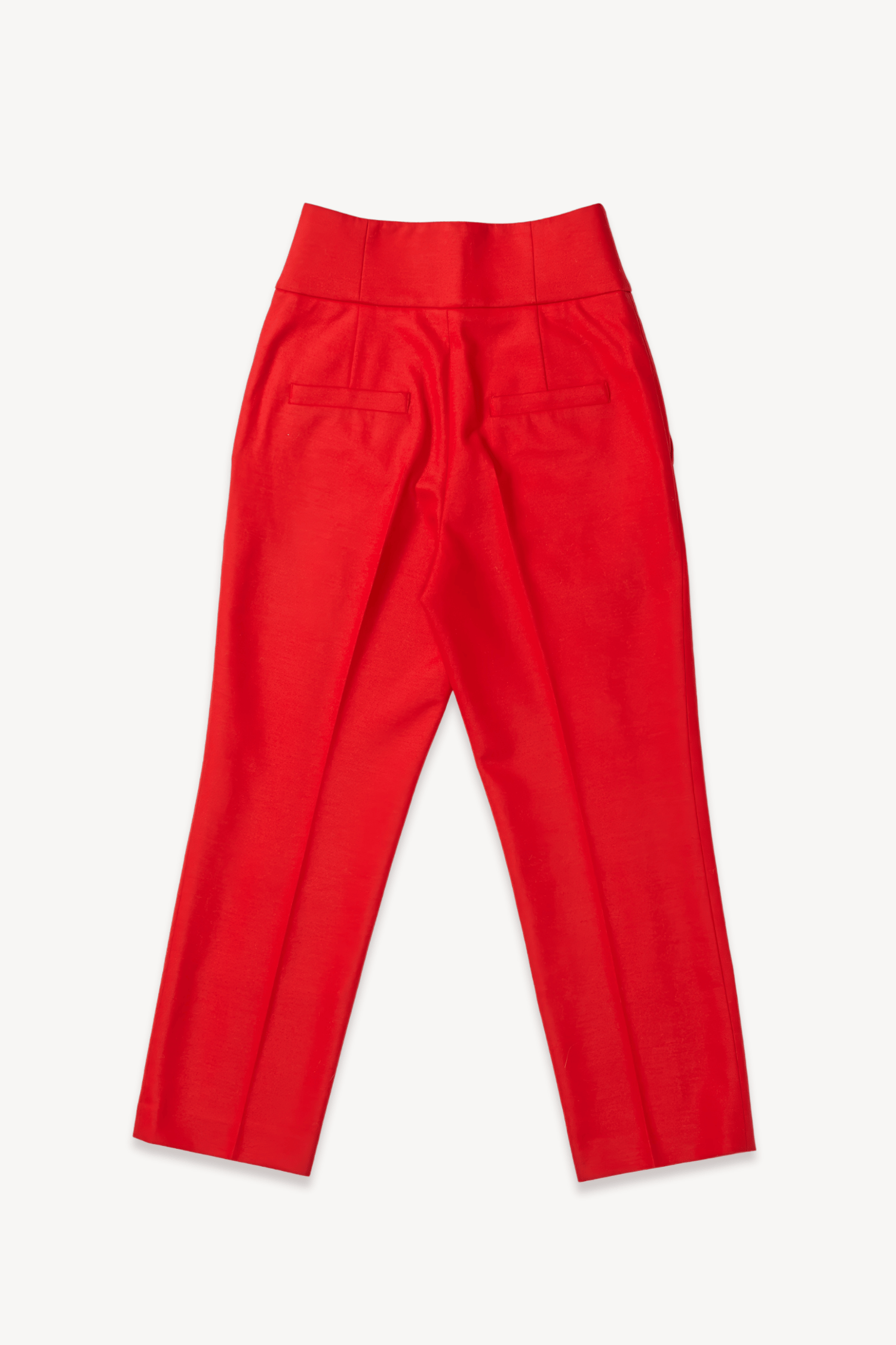 Calça alfaiataria vermelha