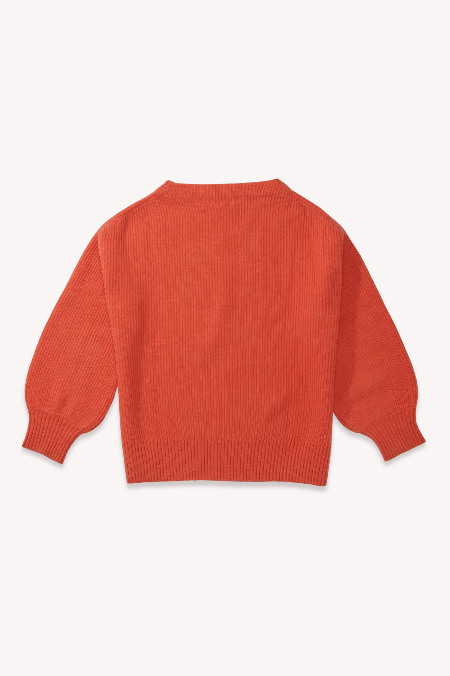Blusa de lã laranja