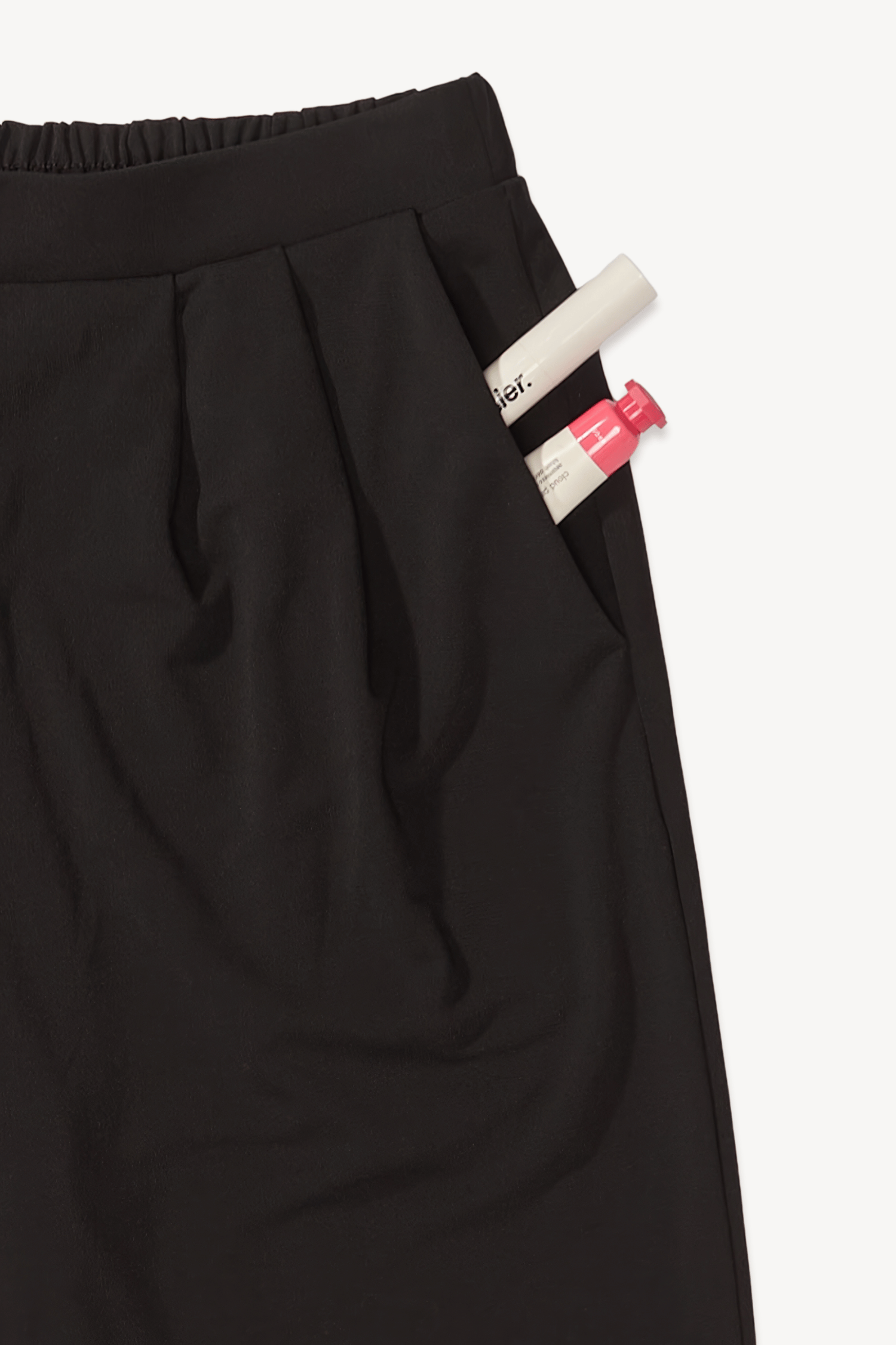 Calça midi preta