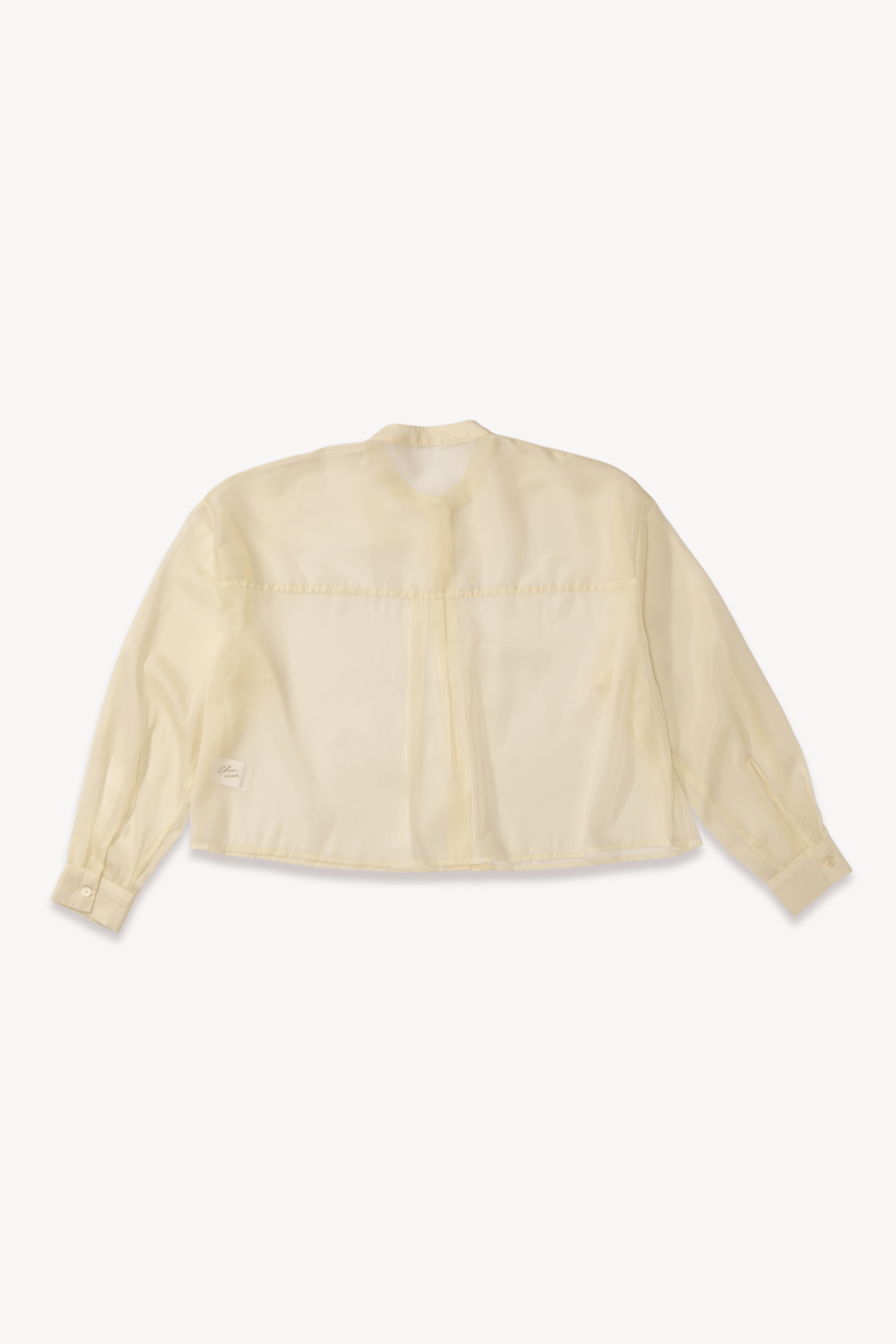 Camisa semi transparente