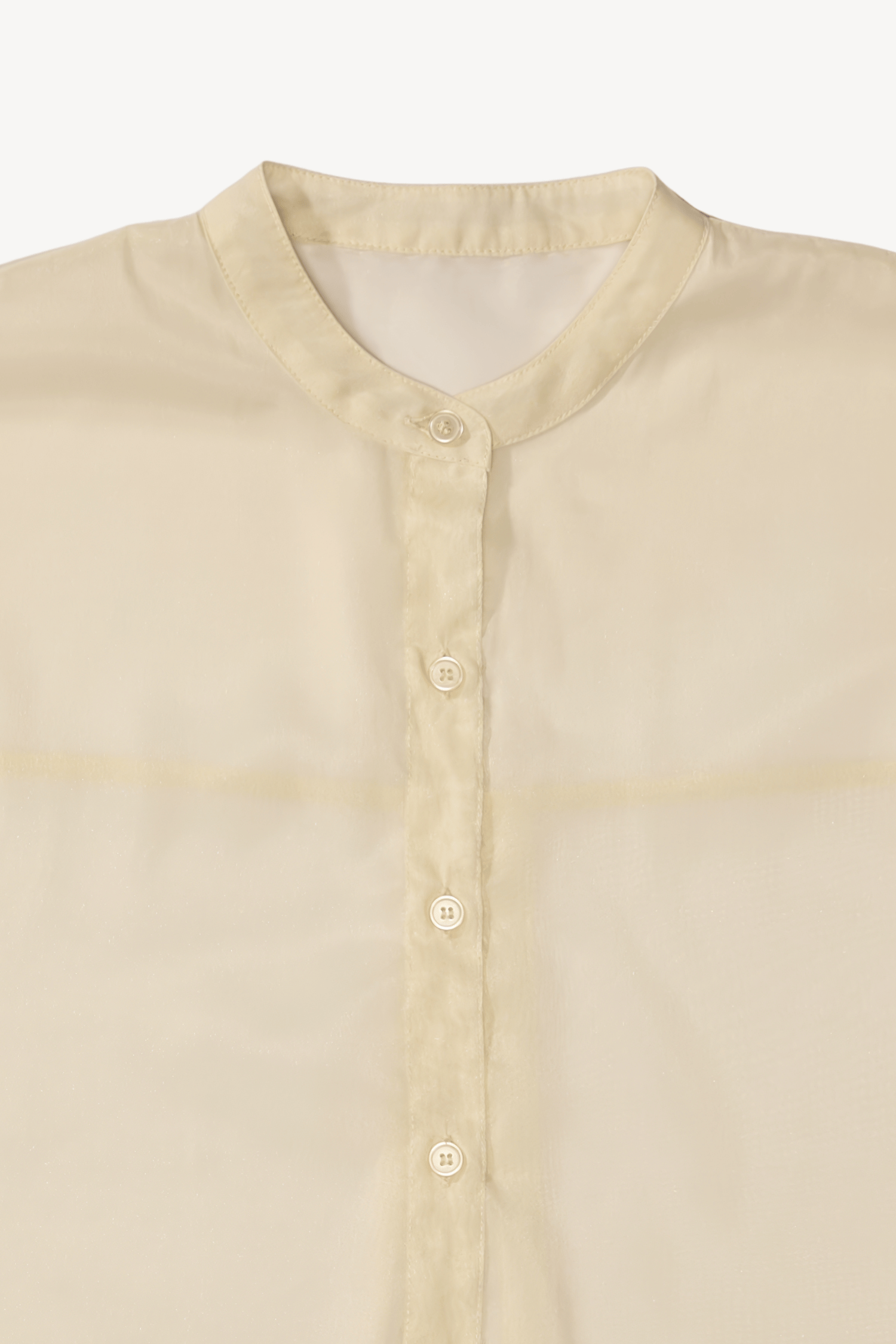 Camisa semi transparente