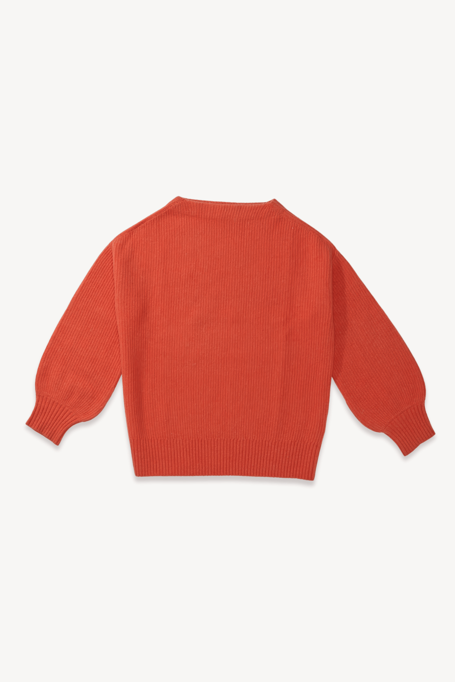 Blusa de lã laranja