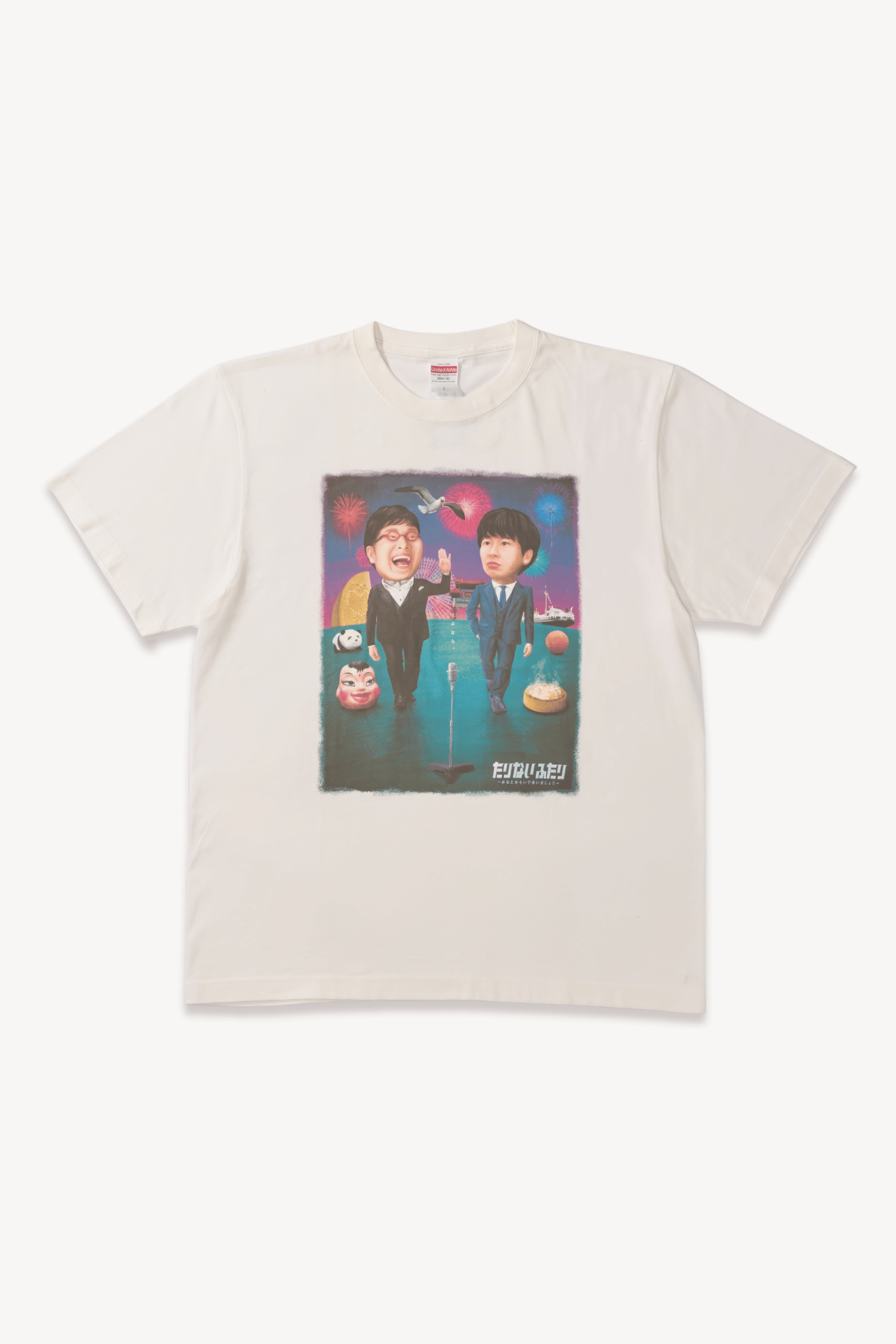 Camiseta estampada branca
