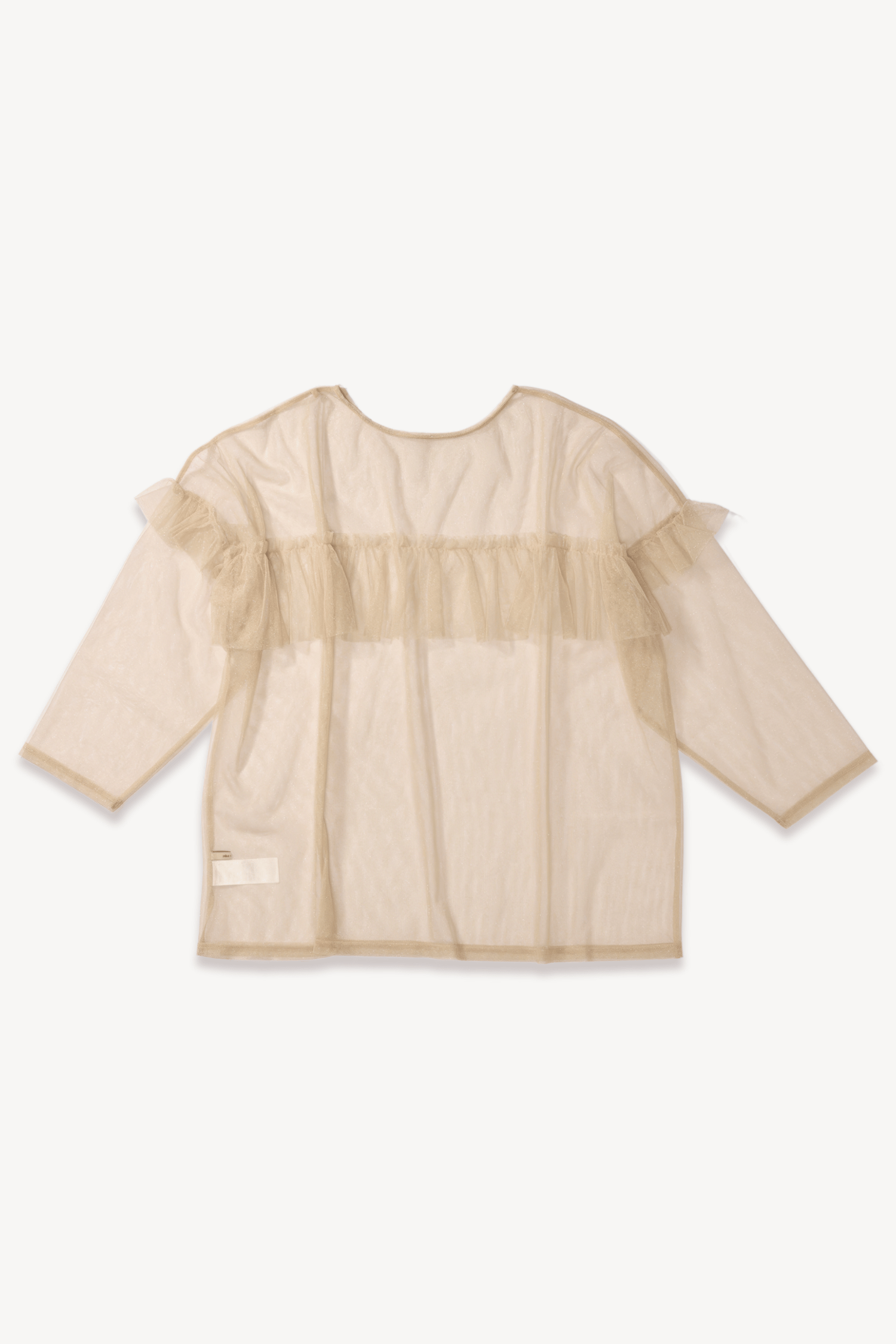 Blusa tule babado