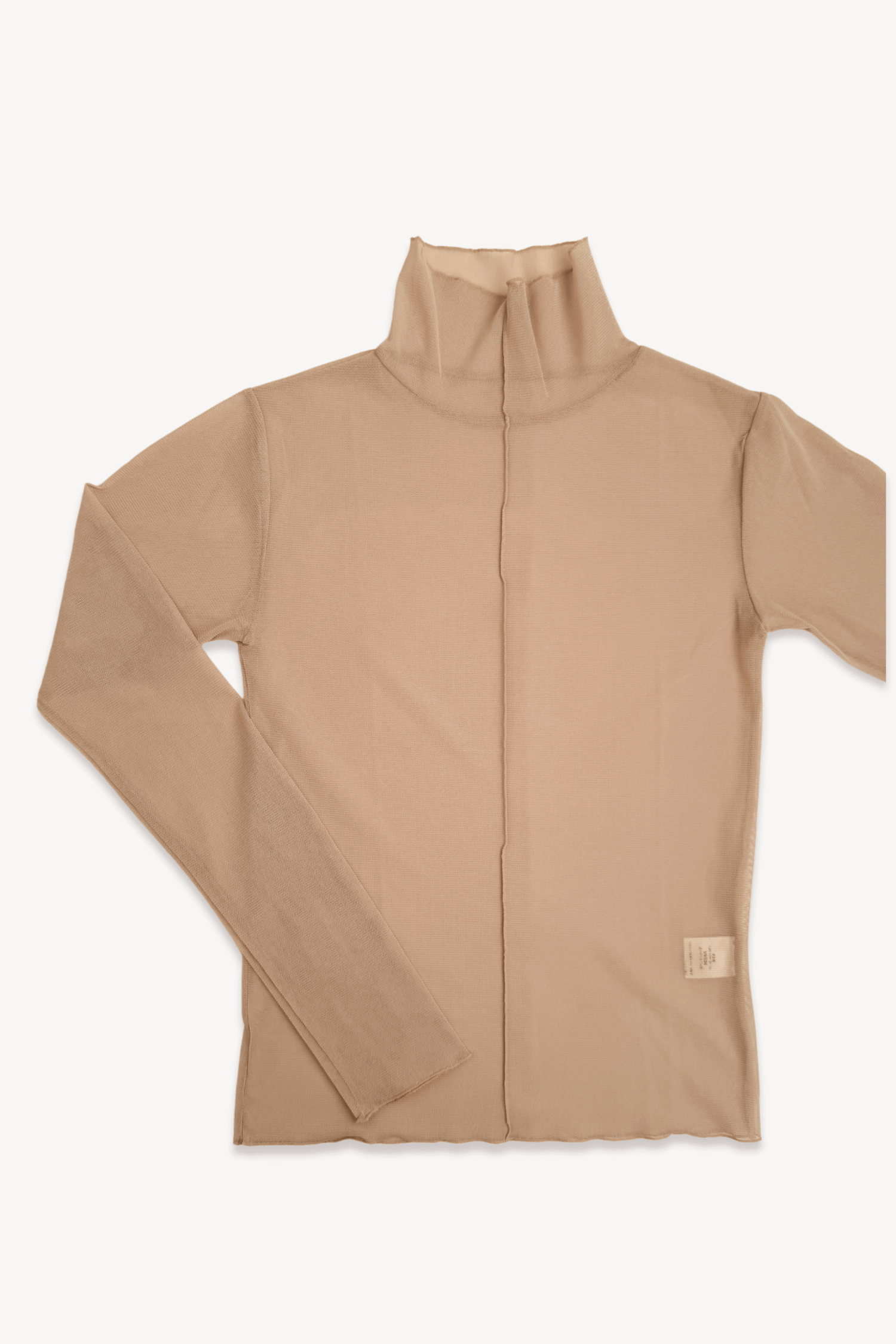 Blusa tule bege rosé